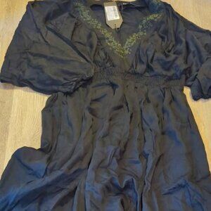 Disturbia veil floral embroidered batwing midaxi dress size 14 new